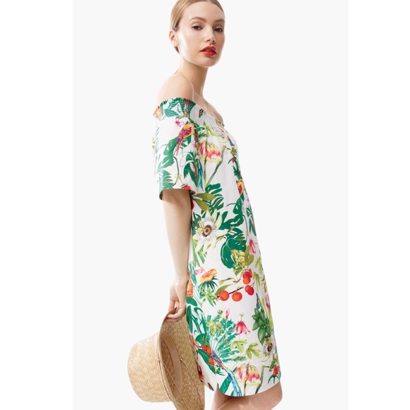 J. Crew Dresses & Skirts - JCREW OFF THE SHOULDER FLORAL DRESS